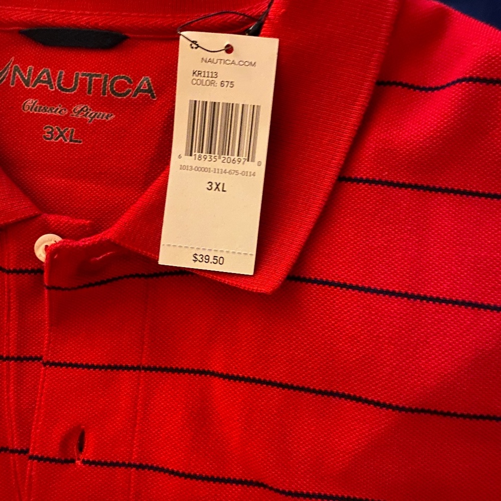 Nautica Striped Polo